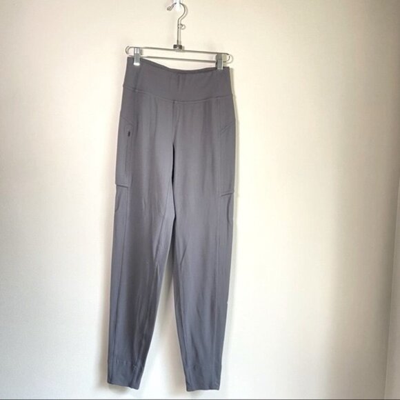 Lululemon Run On Jogger (28") Cozy Rulu Material Dark Carbon Grey Size 2 - Picture 2 of 9